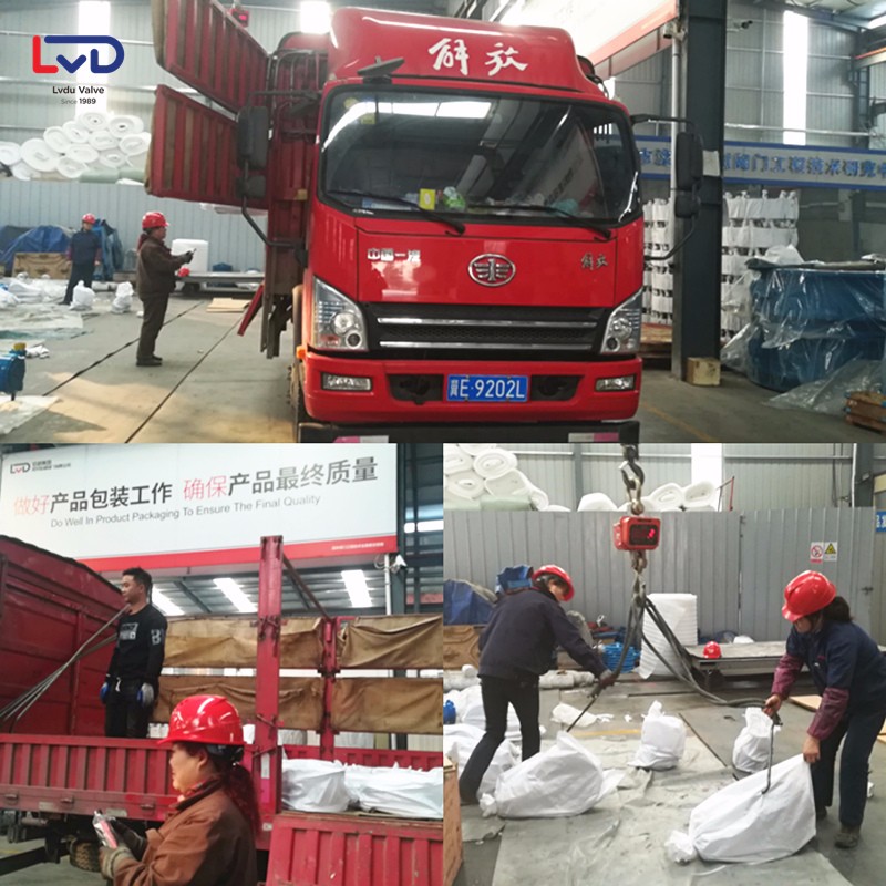 出貨！出貨！40臺(tái)D342X軟密封法蘭蝶閥發(fā)往河北