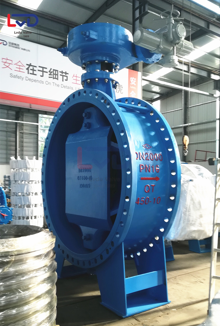 電動軟密封蝶閥 大口徑蝶閥 DN2000蝶閥 電動軟密封蝶閥 大口徑蝶閥 DN2000蝶閥