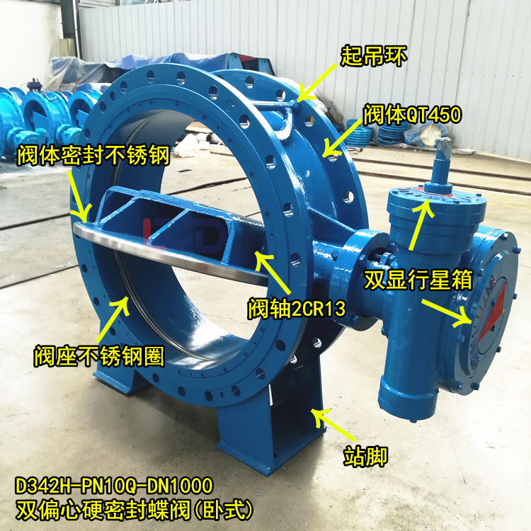 雙偏心法蘭蝶閥、雙偏心雙向金屬密封法蘭蝶閥