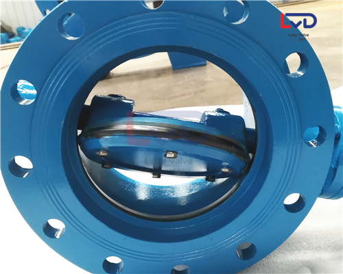 渦輪傳動掛膠蝶閥操作方便、使用壽命長